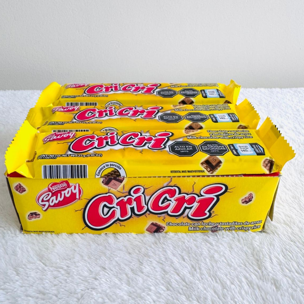 Cri Cri Chocolate Savoy Caja con 12 Unidades