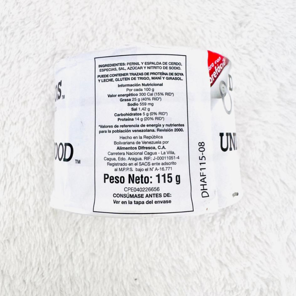Deviled Ham Diablitos Underwood 115 g