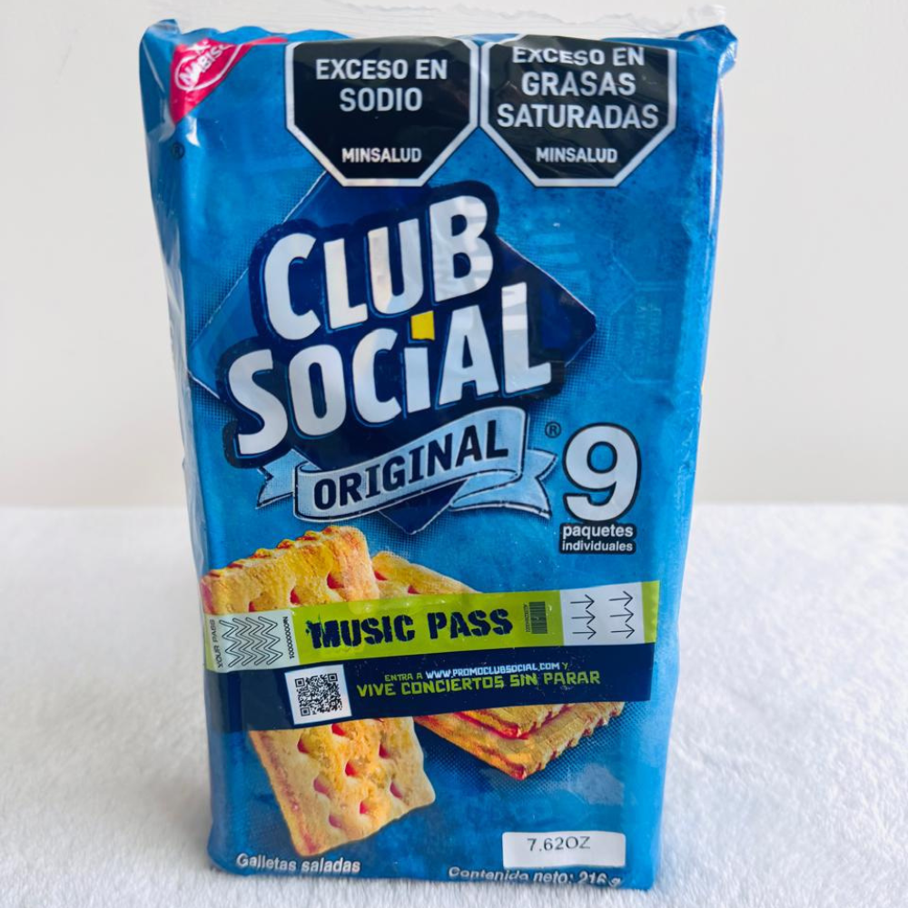 Galletas Club Social 9 Paquetes