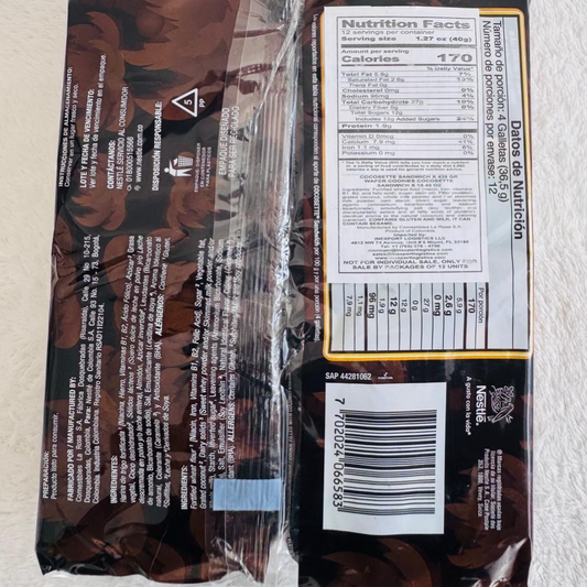 Galletas Cocosette Sándwich 438g