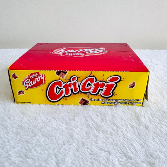 Cri Cri Chocolate Savoy Caja con 12 Unidades