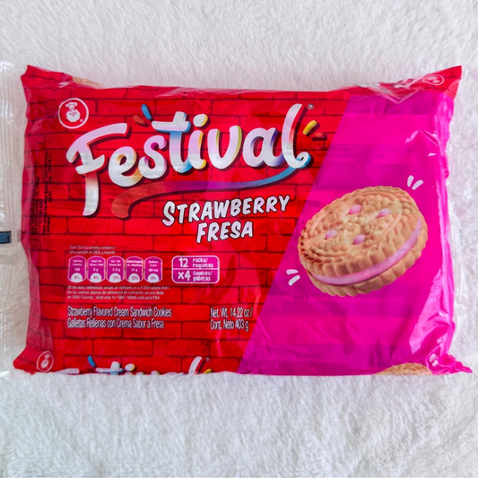 Galletas Festival Fresa 403g