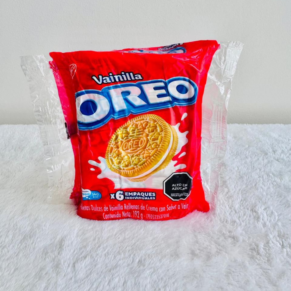 Galletas Oreo Venezolana de Vainilla 192g